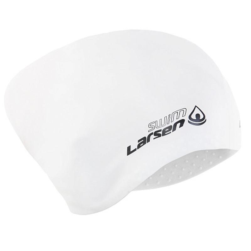 Шапочка плавательная Larsen LC-SC808 (Белый)