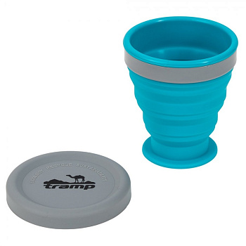 Стакан Tramp силиконовый  (Голубой)
