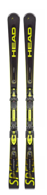 Комплект горных лыж Head 23-24 Supershape e-Speed Sw Sf-Pr+Prd 12 Gw Br 85 [F] black-neon yellow