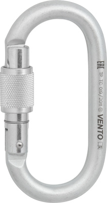 Карабин Vento Стальной Овал с муфтой vpro 0013/vnt 1013