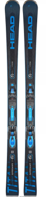 Комплект горных лыж Head 23-24 Supershape e-Titan Sw Sf-Pr+Prd 12 Gw Br 95 [F] black-neon blue