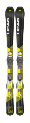 Комплект горных лыж Head 20-21 V-Shape Team SLR Pro+SLR 4.5 GW AC Brake 80 [I] black/yellow 