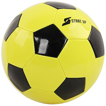 Мяч футбольный для отдыха Start Up E5122 (Лайм-чёрный)
