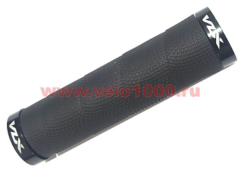 Грипсы VLX 130мм,с двумя lock-on, чёрная обмотка (Чёрный)