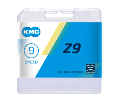 Цепь KMC 6-190599 Z9 6,6мм с замком 116 зв. 1/2"х11/128" 9 скоростей серо-коричневая