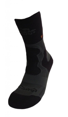 Носки Tramp Outdoor Trekking Wool черный/темно-серый