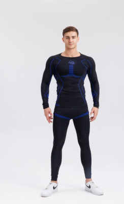 Термобелье MountainMan Termal Max чёрно-синий