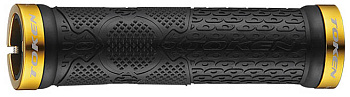 Грипсы Token МТВ, 130мм, non-sleep (Чёрно-золотой)