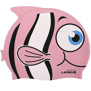 Шапочка плавательная детская Larsen LSC10 (Розовый)
