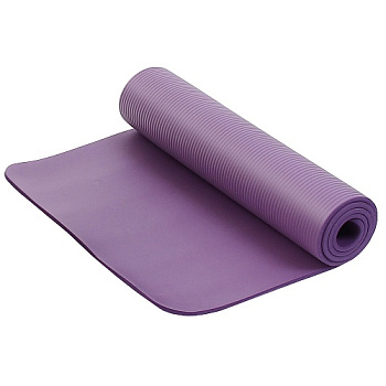 Коврик для фитнеса и йоги Larsen NBR  (Фиолетовый)