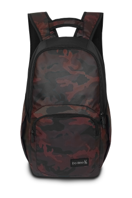 Рюкзак Do Bro Urban красно-чёрный камуфляж 