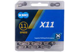 Цепь KMC 5-303538 (5-301066) 1/2"x11/128" Х-11 114 звена, с замком Цепь KMC 5-303538 (5-301066) 1/2"x11/128" Х-11 114 звена, с замком