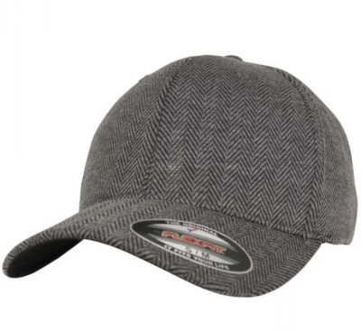 Кепка FlexFit Black/Heather Grey