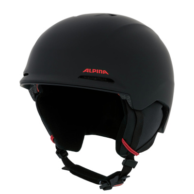 Шлем Alpina Parot Black-Red Matt