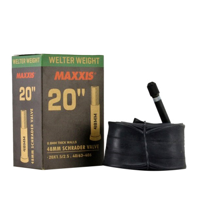 Камера Maxxis Welter Weight 20х1.0/1.5 25/40-406 LSV48 авто ниппель  Камера Maxxis Welter Weight 20х1.0/1.5 25/40-406 LSV48 авто ниппель