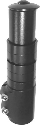 Удлиннитель штока вилки 1-1/8", 138мм,с кольцами,чёрный