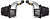 Шифтер Shimano Tourney, RS45, левый/правый, 3x7 скорости