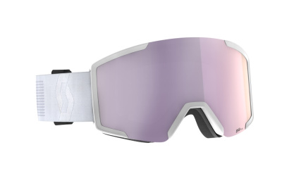Очки Scott Shield + extra lens mineral white/AMP lavender chrome S3