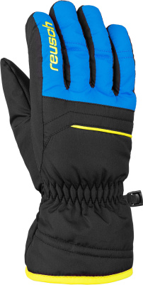 Перчатки Reusch Alan Junior Black/Brilliant Blue/Safety Yellow