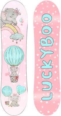 Сноуборд Luckyboo Space Pink