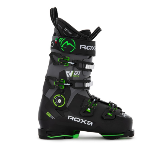 Ботинки горнолыжные Roxa 25-26 R/Fit Mv 100 Gw Black/Cement/Green Ботинки горнолыжные Roxa 25-26 R/Fit Mv 100 Gw Black/Cement/Green