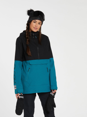 Куртка женская Volcom 21-22 Mirror Pullover Glacier Blue