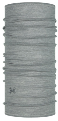 Бандана Buff Lightweight Merino Wool Solid Light Grey 