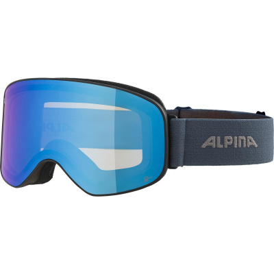 Очки Alpina Slope Q-Lite Black-Dirblue Matt/Q-Lite Blue