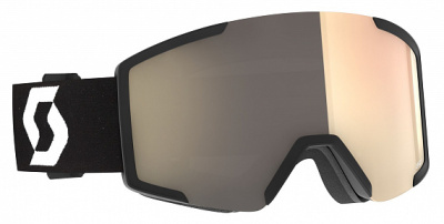Очки Scott Shield Ls black/white/AMP Ls bronze chrome