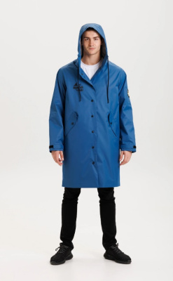 Плащ-дождевик MountainMan Be wild and free синий