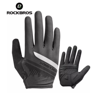 Перчатки Rockbros Shanghai чёрные, длинные