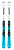 Комплект горных лыж Head 25-26 Supershape Team Easy Jrs+Jrs 4.5 Gw Ca Br 80 [I] white/speedblue