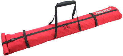 Чехол Protect для одной пары беговых лыж красный