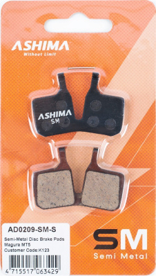 Тормозные колодки Ashima AD0209-SM-S Тормозные колодки Ashima AD0209-SM-S