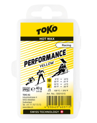 Низкофтористый парафин Toko Performance yellow