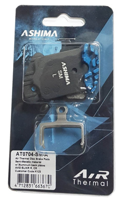 Тормозные колодки Ashima Semi metal для Avid Elixir R, Cr; Elixir 3, 5, Sram XX