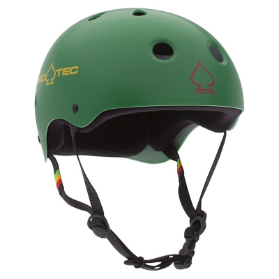 Шлем Pro-Tec Classic Skate Matte Rasta Green УЦЕНКА