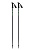 Палки горнолыжные Cober Leaf 16 mm
