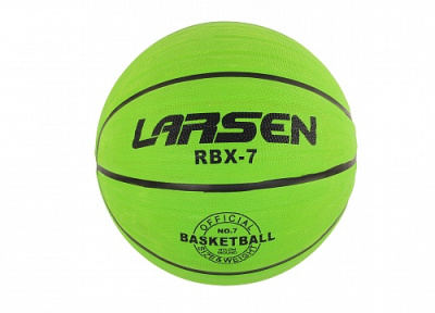 Мяч баскетбольный Larsen RBX7 Lime