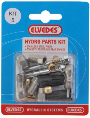 Набор Elvedes № 5 (M8 + Banjo) для гидролинии для переднего и заднего тормозов