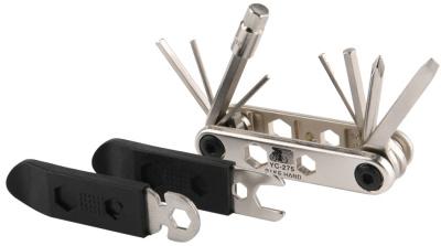 Ключи-шестигранники Bikehand в ноже с 2 бортовками + 2 отвертки					