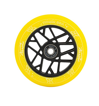 Колесо для самоката Комета Шиноби (Жёлтый/чёрный)